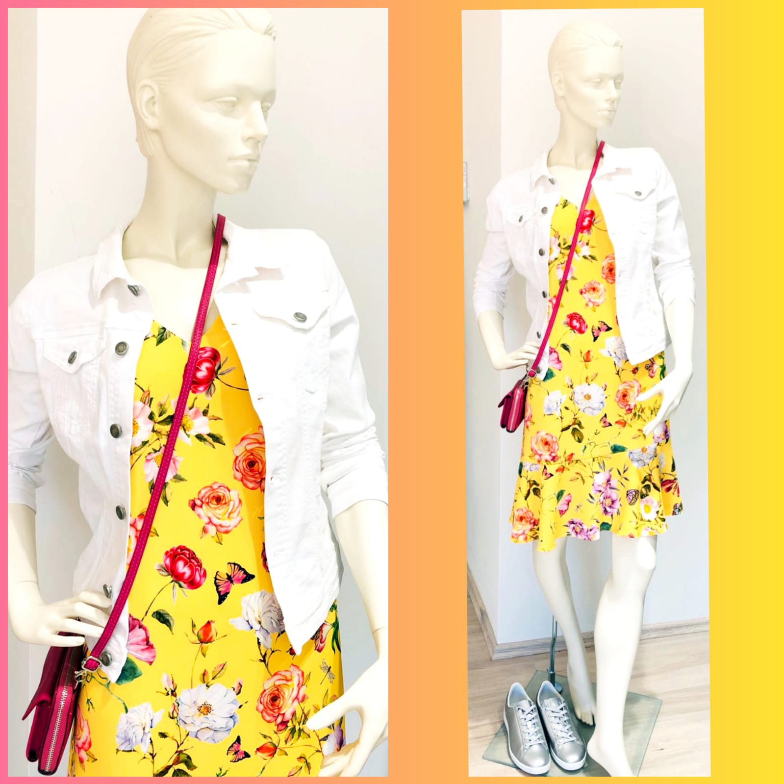 amling mode Bad Dürkheim Kleid gelb