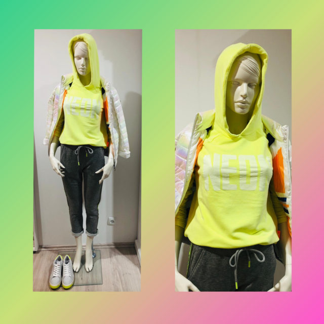 Millestone Jacke, Hoddie Emily, neon farben amling mode bad dürkheim