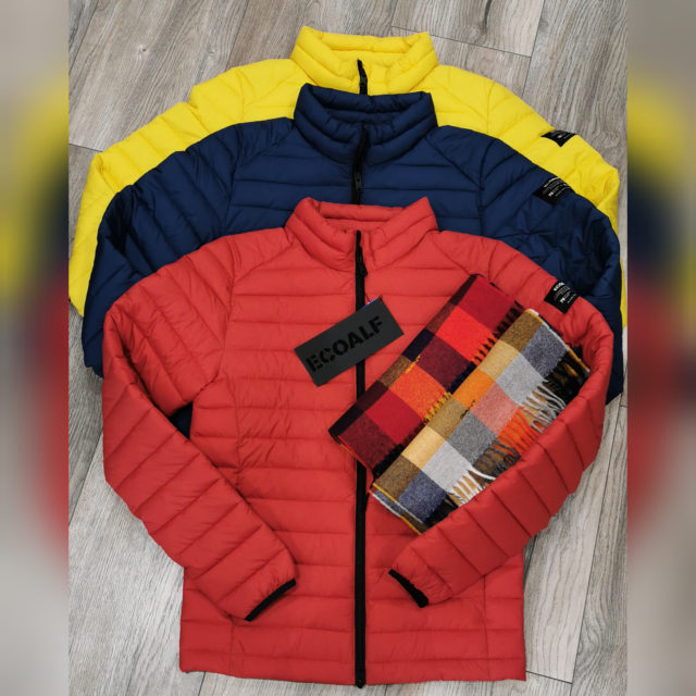 Ecoalf Jacke blau, gelb, terra