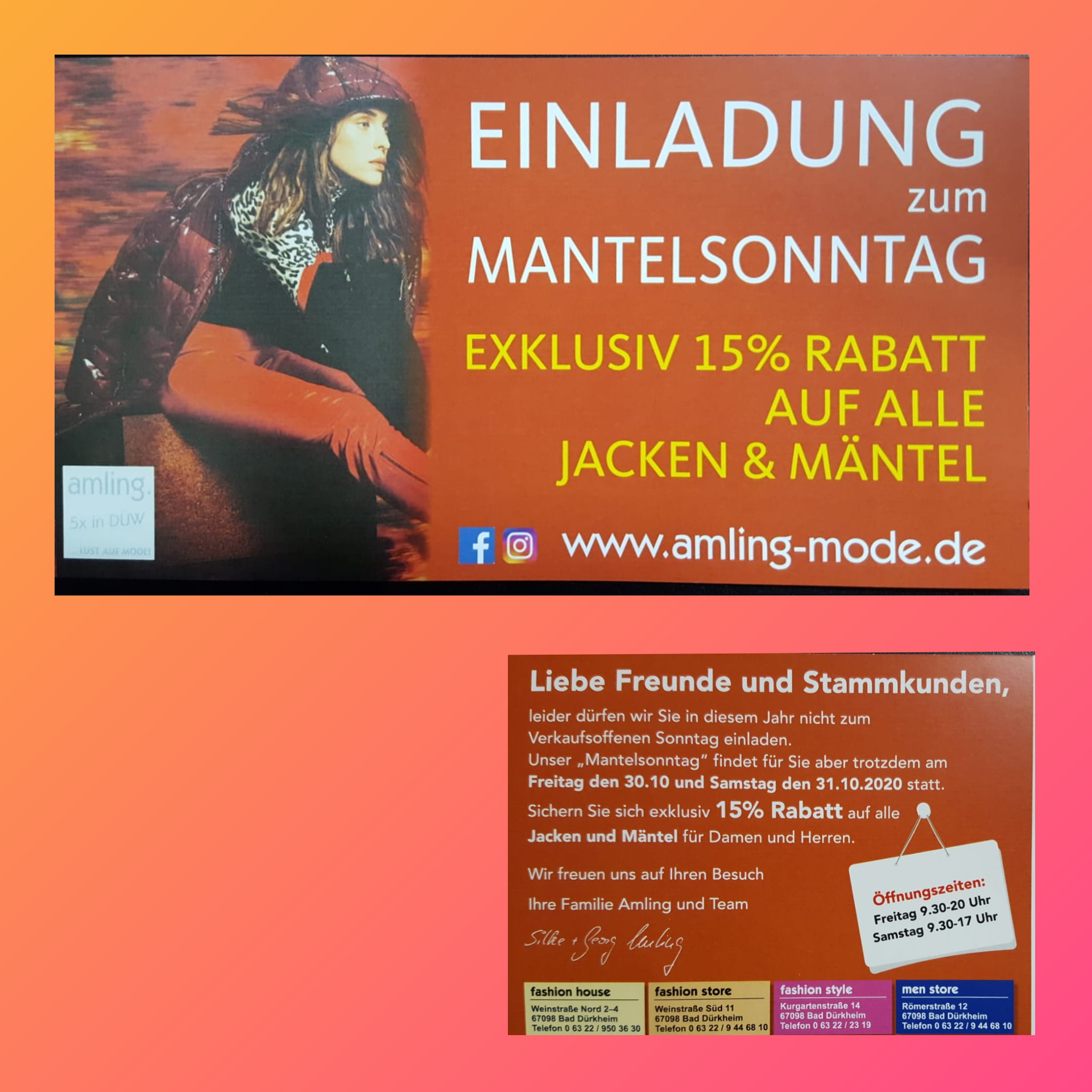 Mantelsonntag 15%